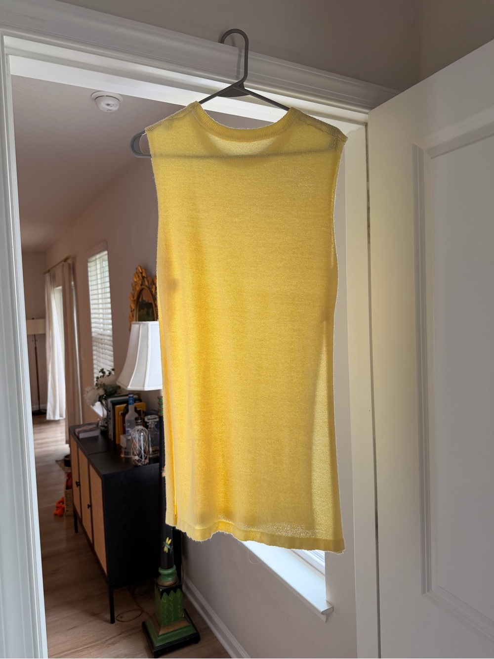 Sunny Yellow Sleeveless Knit Set